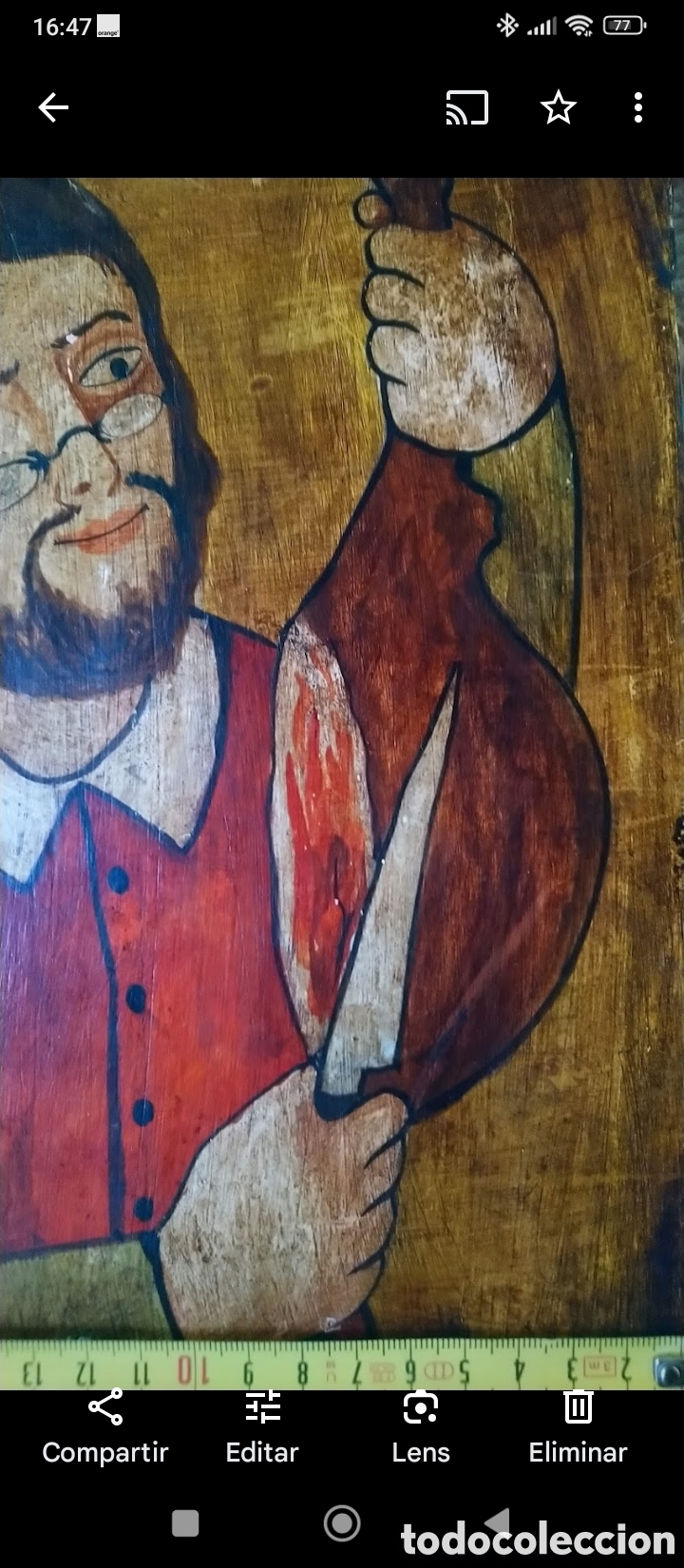 Antig&uuml;edades: Dos pinturas &oacute;leo sobre tablas - Foto 6