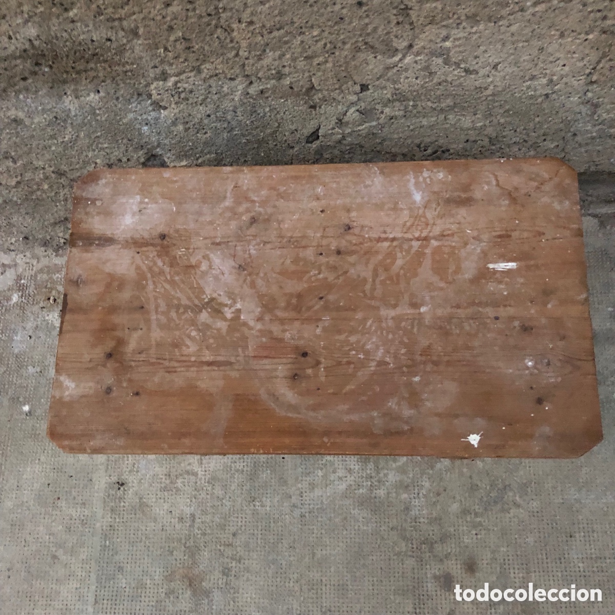 Antig&uuml;edades: ANTIGUA MESA AUXILIAR/BANCO RUSTICO - Foto 8