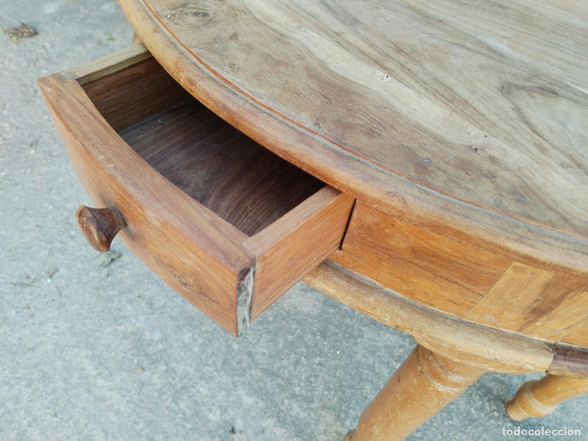 Antig&uuml;edades: consola rustica de madera maciza - Foto 6