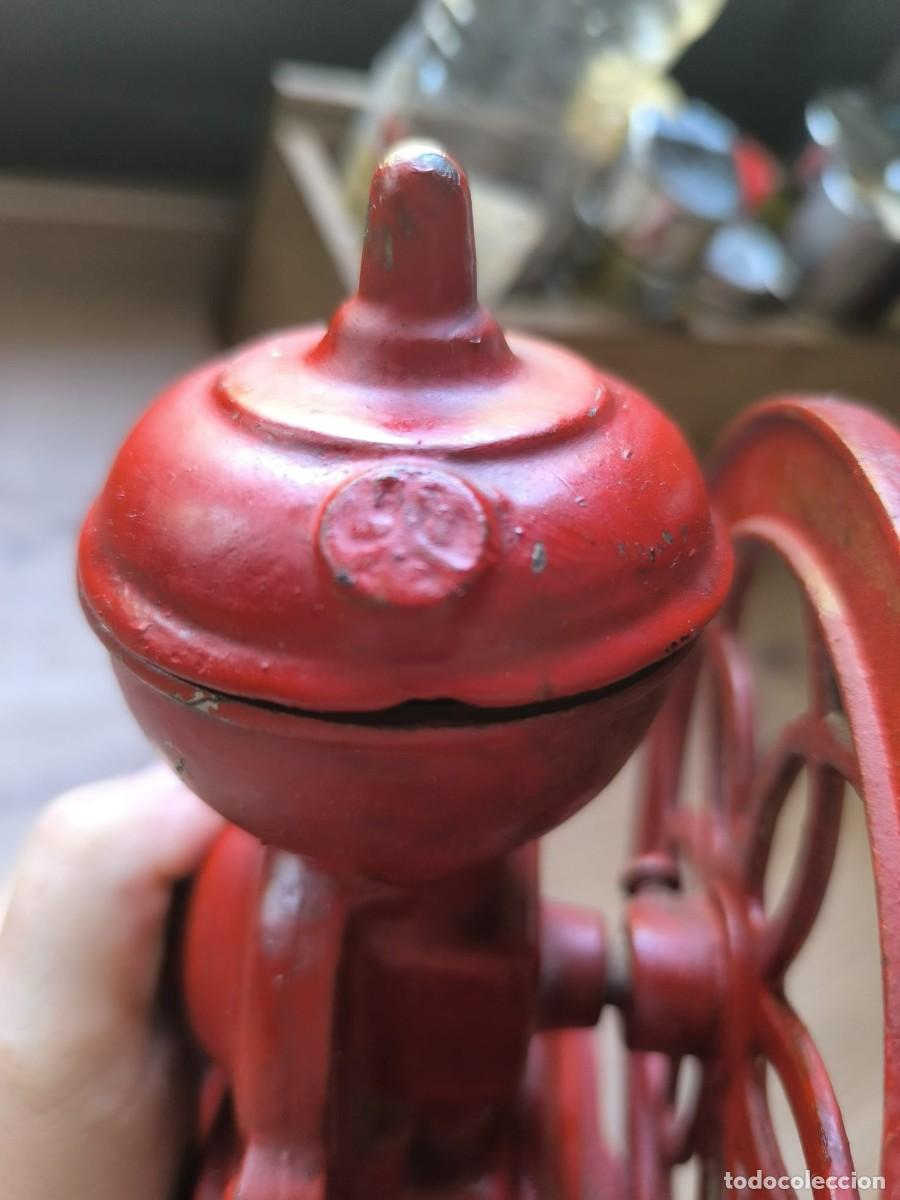 Antig&uuml;edades: Molinillo Rojo de caf&eacute;, marca Lie - Foto 5