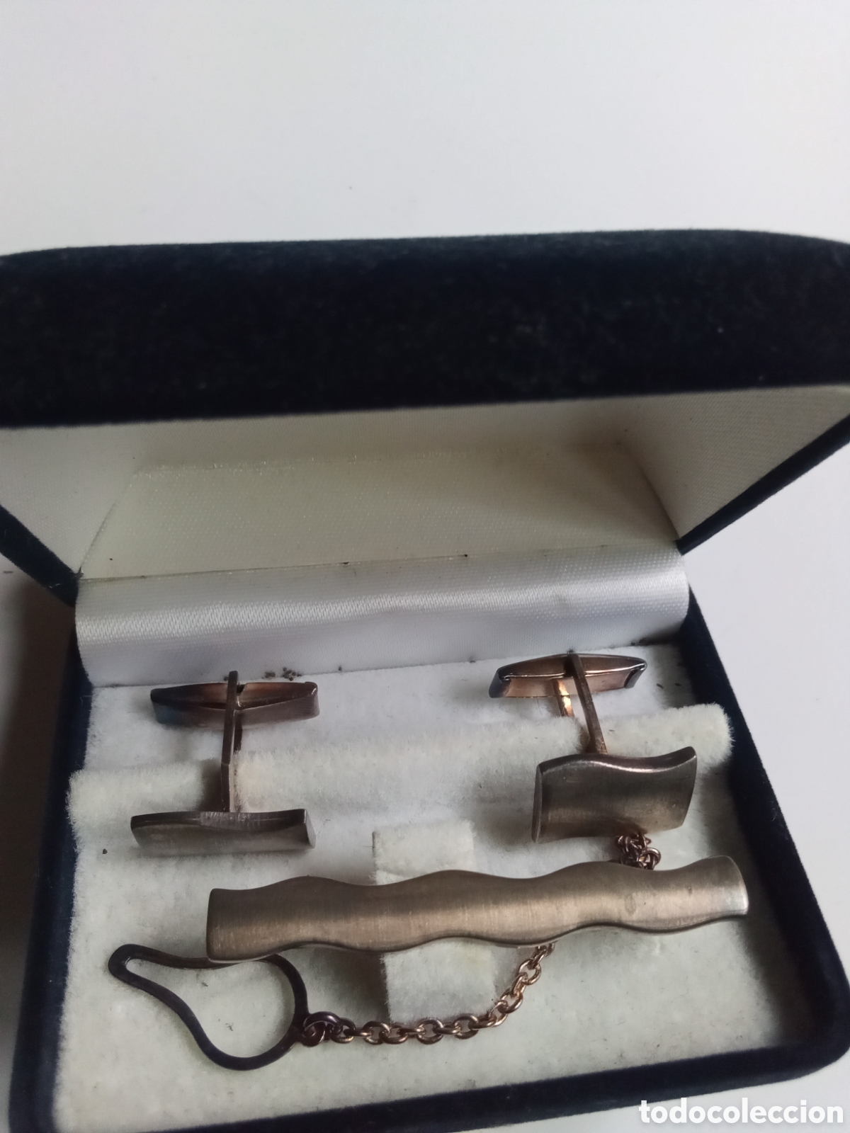 Antig&uuml;edades: GEMELOS - CLIP DE CORBATA - PLATA 925 - Foto 2