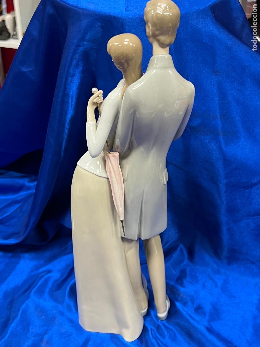 Antig&uuml;edades: PAREJA DE NOVIOS LLADRO ROSAL - Foto 5