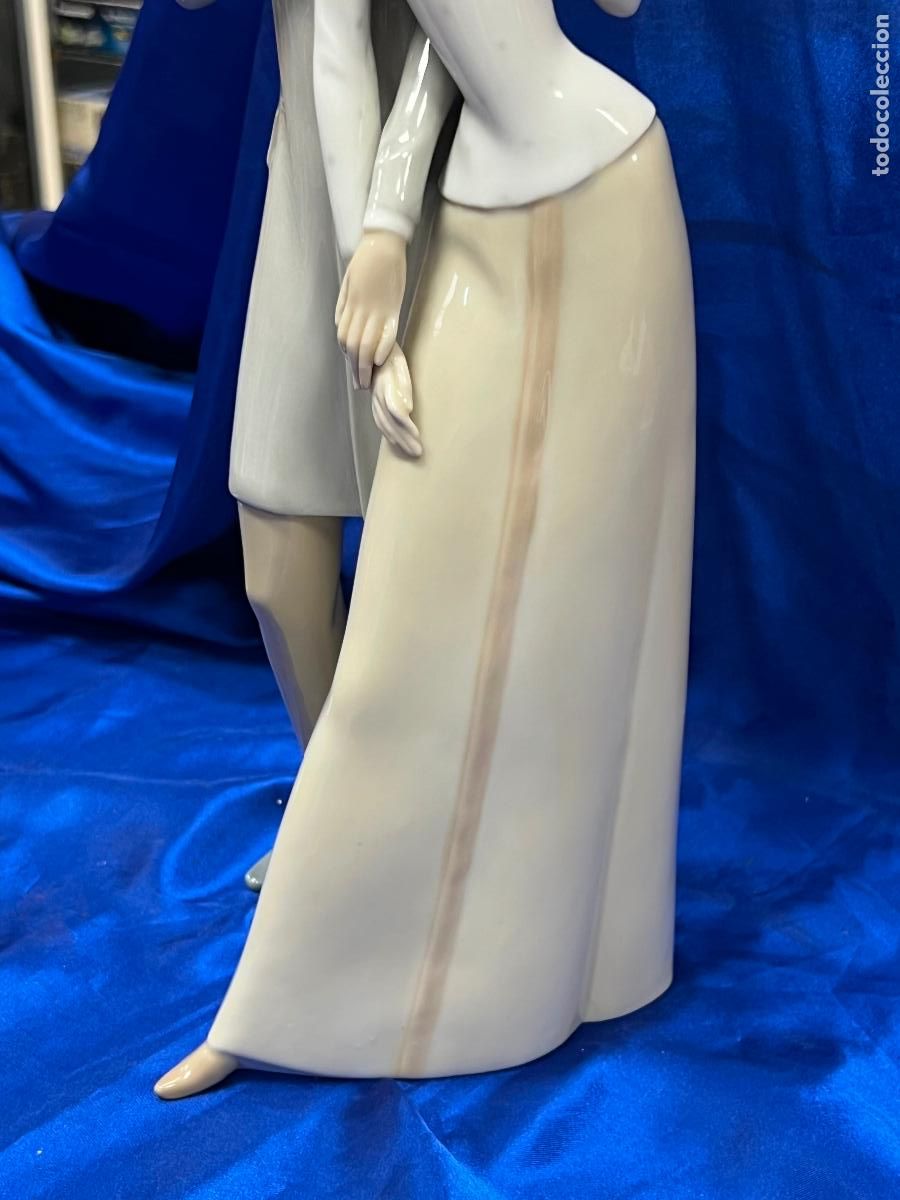 Antig&uuml;edades: PAREJA DE NOVIOS LLADRO ROSAL - Foto 10