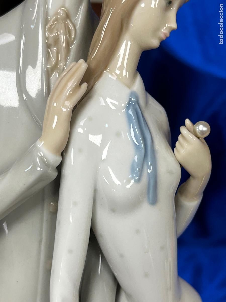 Antig&uuml;edades: PAREJA DE NOVIOS LLADRO ROSAL - Foto 12