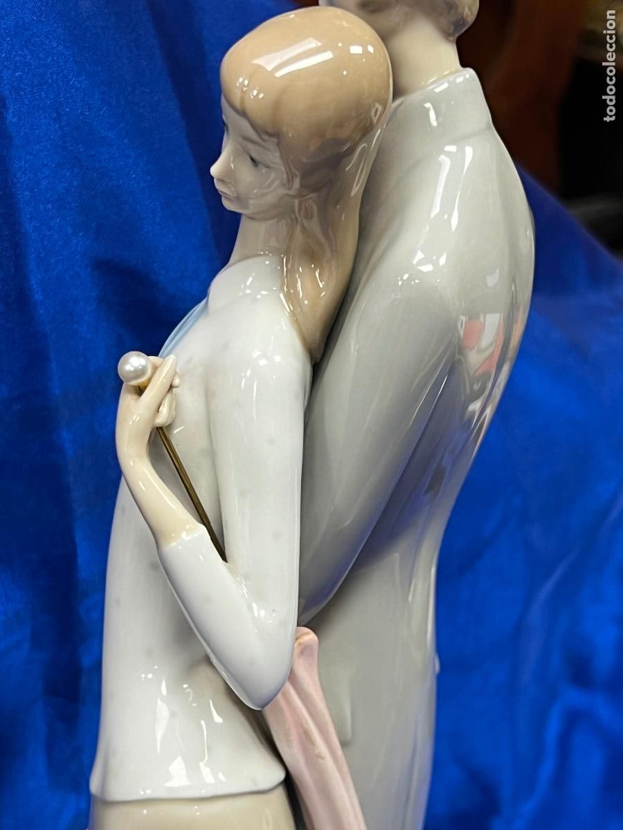 Antig&uuml;edades: PAREJA DE NOVIOS LLADRO ROSAL - Foto 14