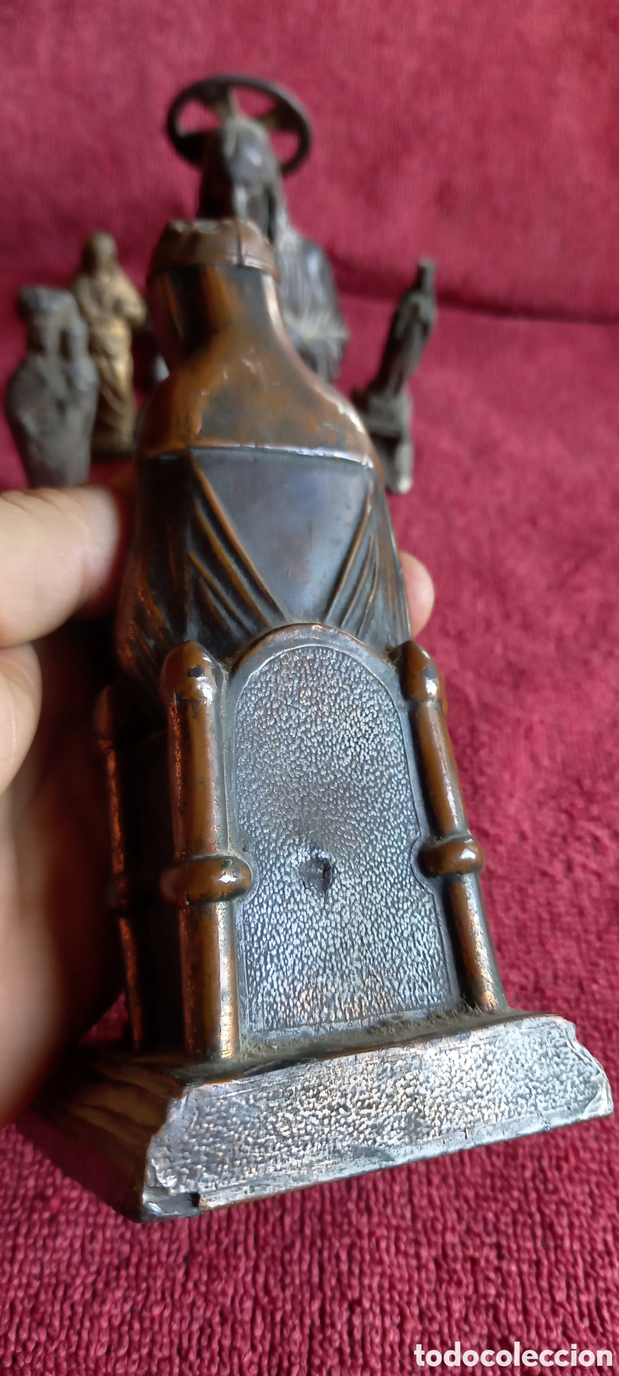 Antig&uuml;edades: ANTIGUO LOTE FIGURAS RELIGIOSAS - Foto 4