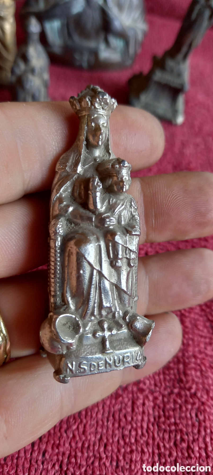Antig&uuml;edades: ANTIGUO LOTE FIGURAS RELIGIOSAS - Foto 5