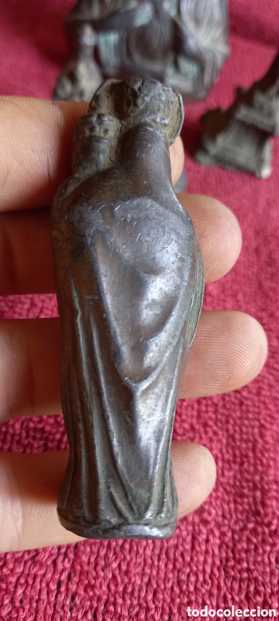 Antig&uuml;edades: ANTIGUO LOTE FIGURAS RELIGIOSAS - Foto 12