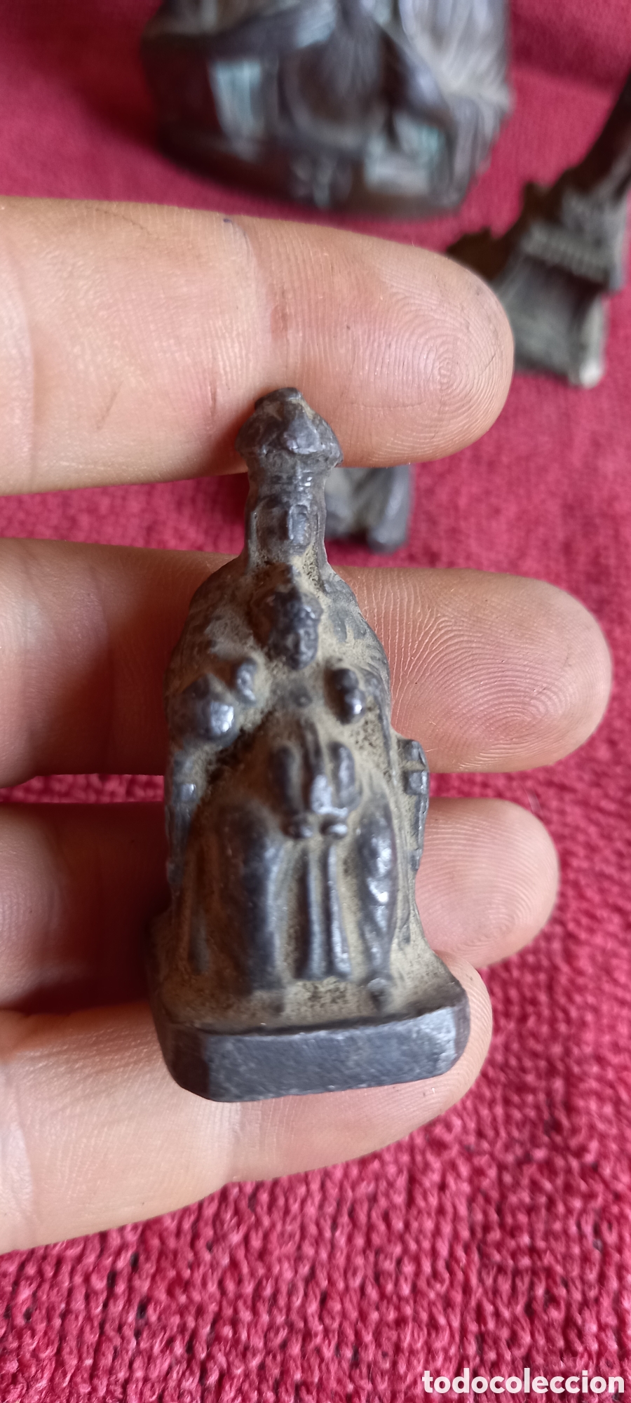 Antig&uuml;edades: ANTIGUO LOTE FIGURAS RELIGIOSAS - Foto 14