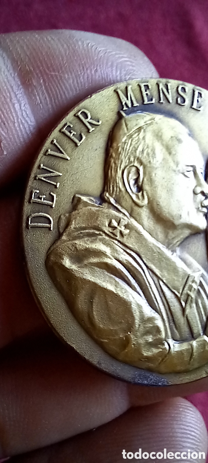 Antig&uuml;edades: ANTIGUA MEDALLA RELIGIOSA - Foto 2