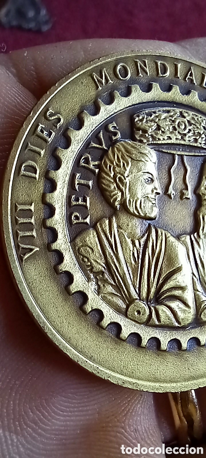 Antig&uuml;edades: ANTIGUA MEDALLA RELIGIOSA - Foto 5