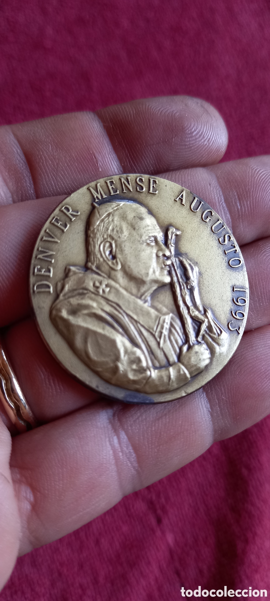 Antig&uuml;edades: ANTIGUA MEDALLA RELIGIOSA - Foto 8