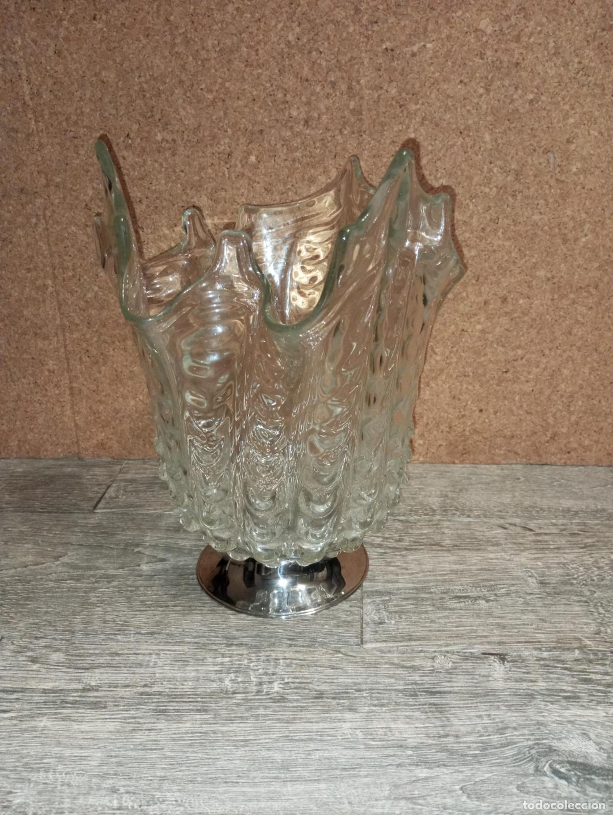 Antig&uuml;edades: Centro de mesa cristal de murano - Foto 7