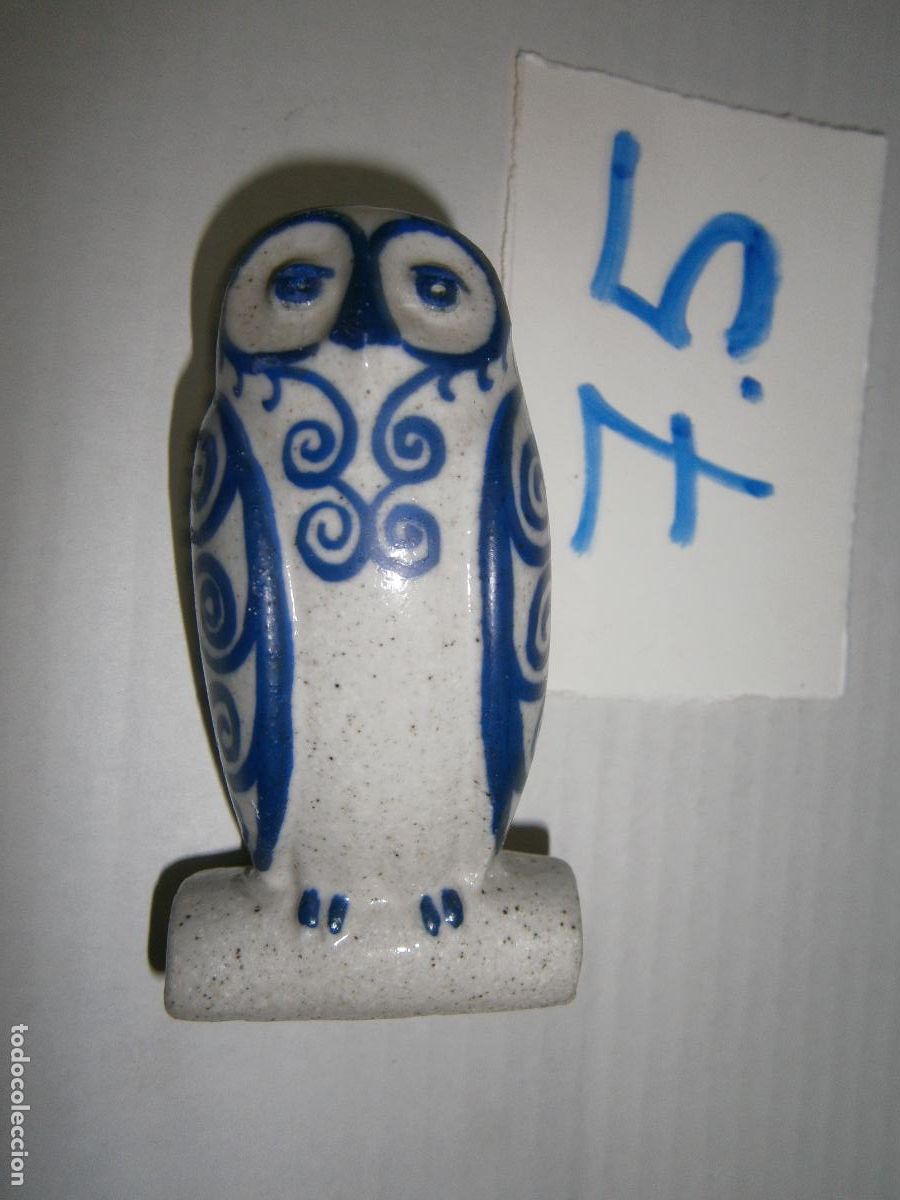 Antig&uuml;edades: ANTIGUO BUHO DE CERAMICA - Foto 1