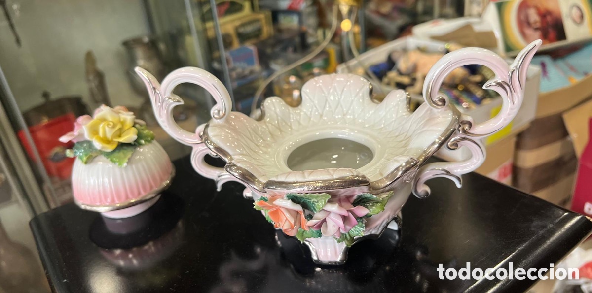 Antig&uuml;edades: Precioso centro de mesa, marcado - Foto 7