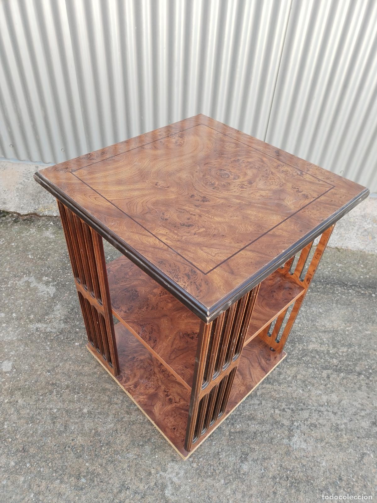 Antig&uuml;edades: mueble libreria giratoria - Foto 3