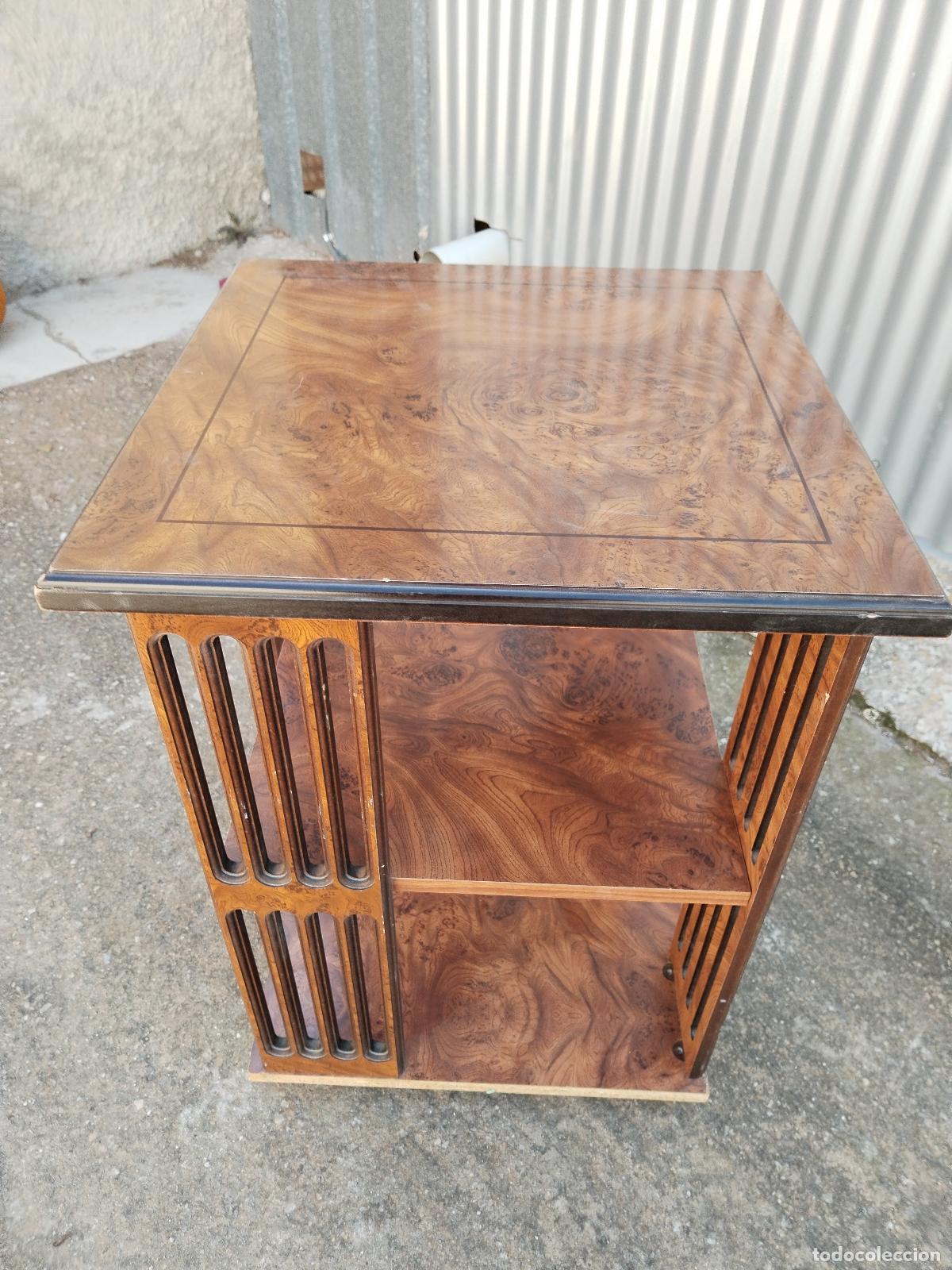 Antig&uuml;edades: mueble libreria giratoria - Foto 4