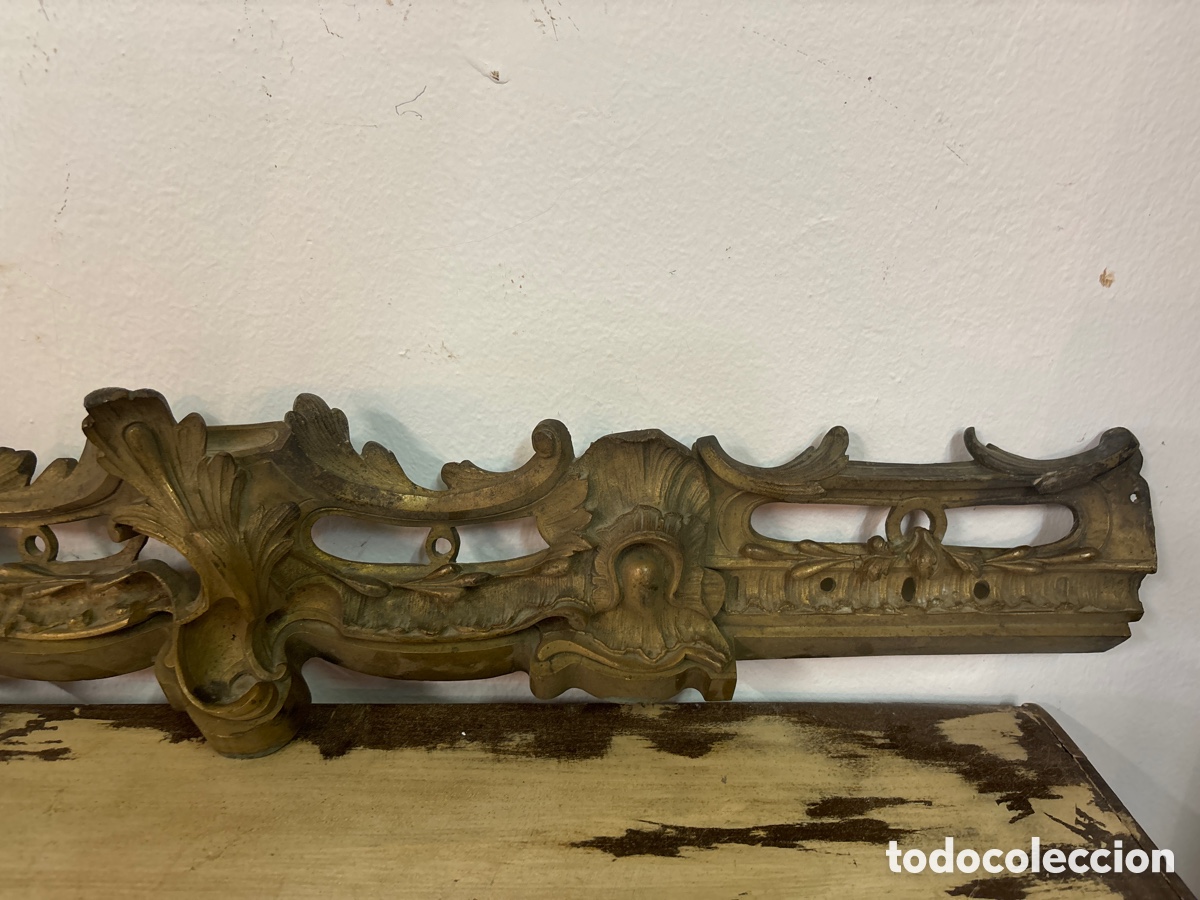 Antig&uuml;edades: Remate para fuego en bronce - Foto 3