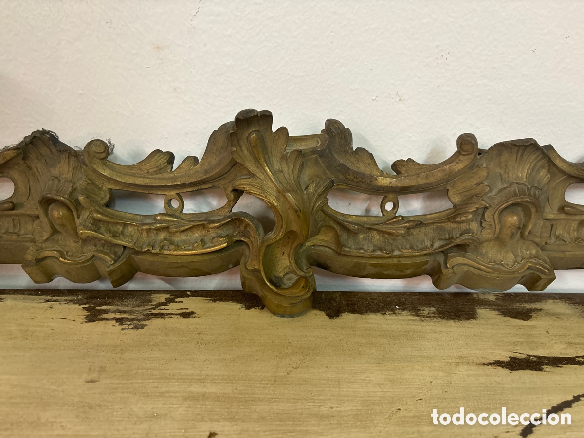 Antig&uuml;edades: Remate para fuego en bronce - Foto 4
