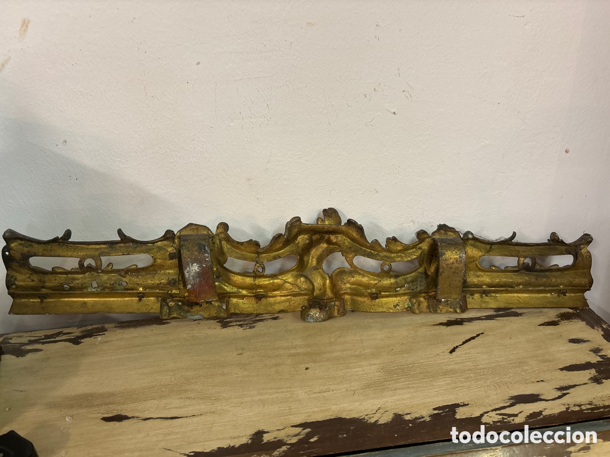 Antig&uuml;edades: Remate para fuego en bronce - Foto 5