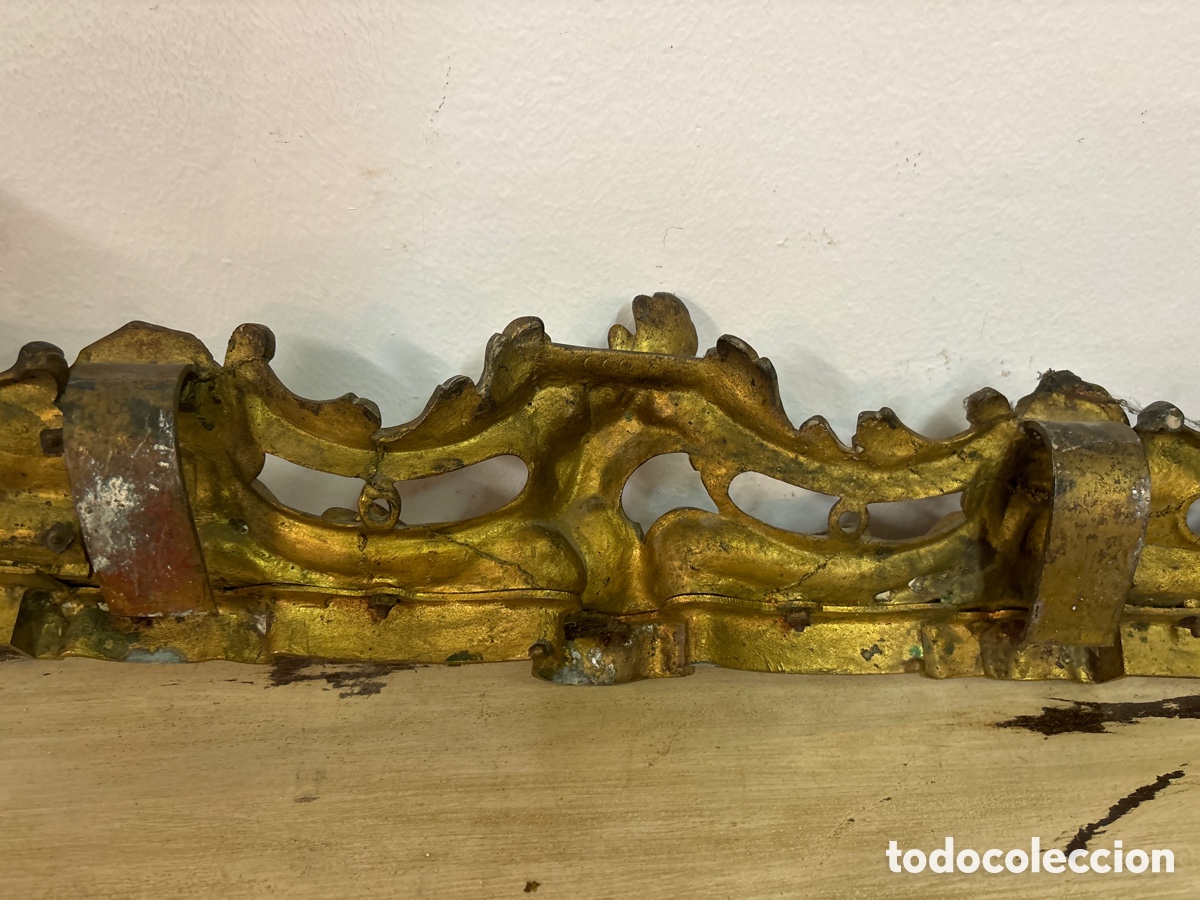 Antig&uuml;edades: Remate para fuego en bronce - Foto 6