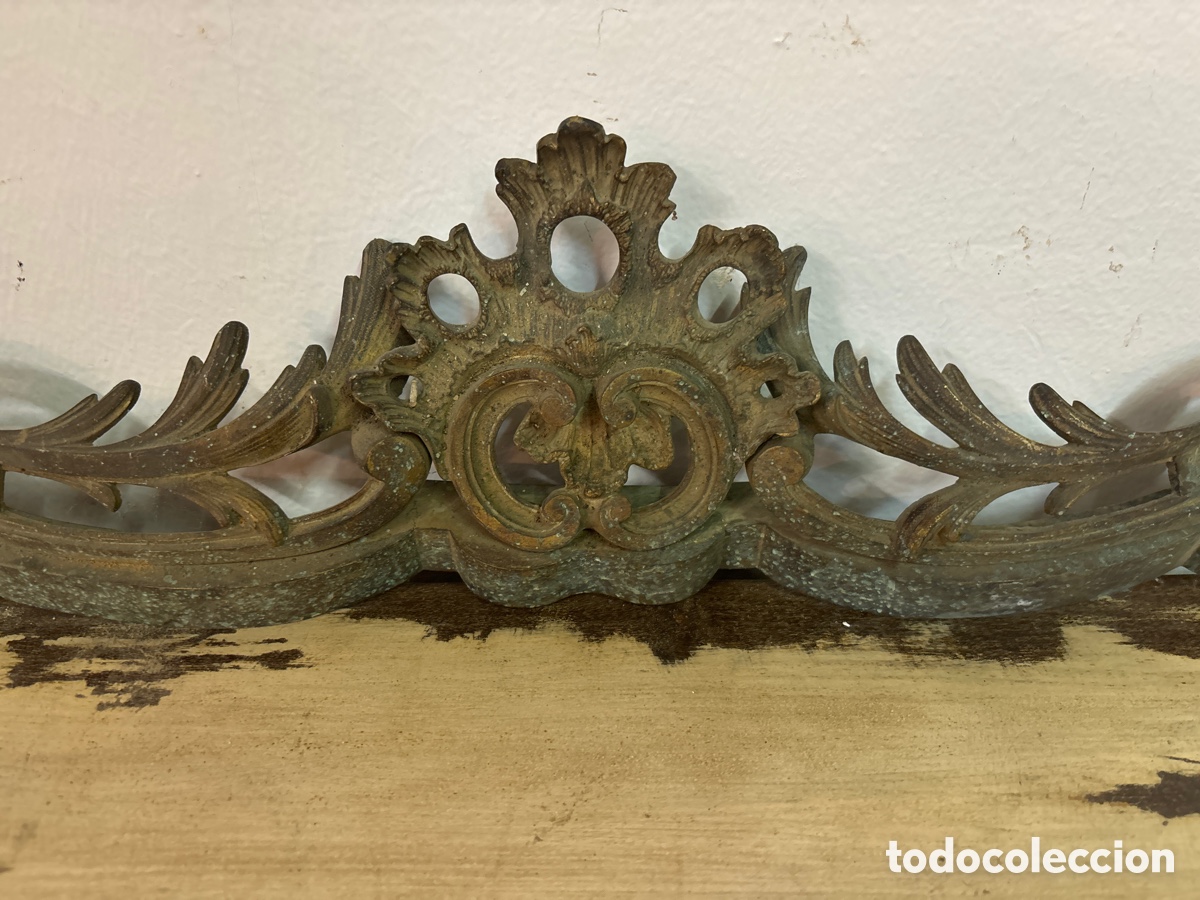 Antig&uuml;edades: Remate para fuego de bronce - Foto 2