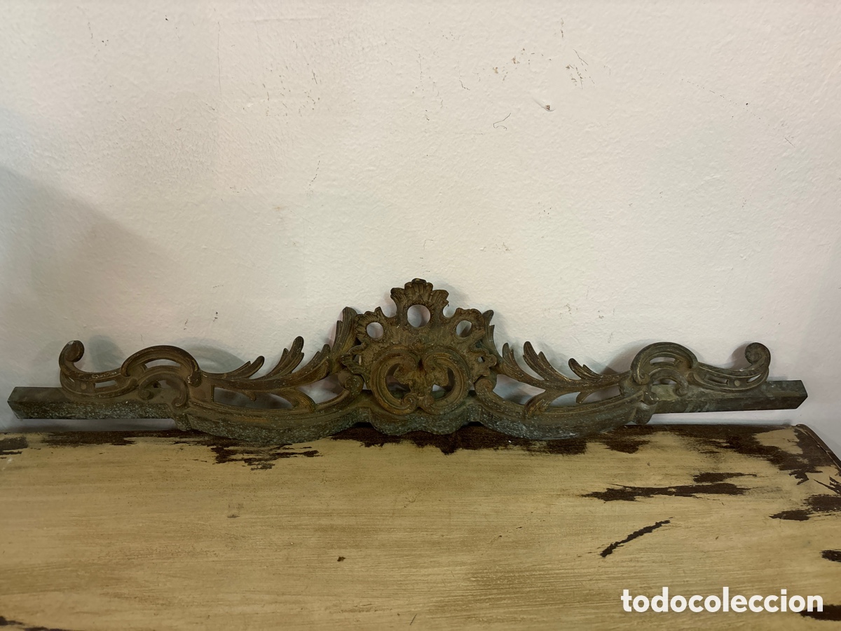 Antig&uuml;edades: Remate para fuego de bronce - Foto 3