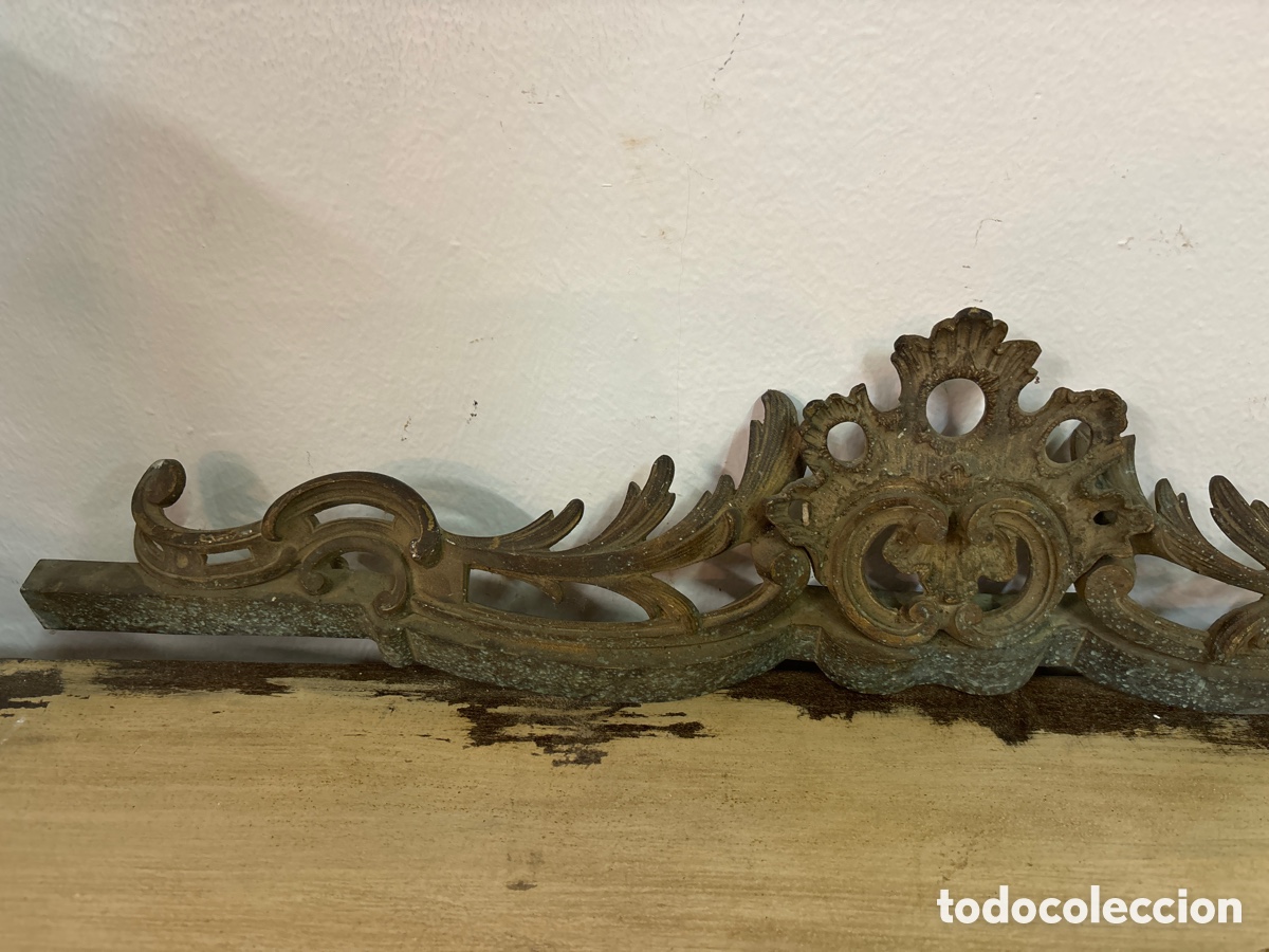 Antig&uuml;edades: Remate para fuego de bronce - Foto 4