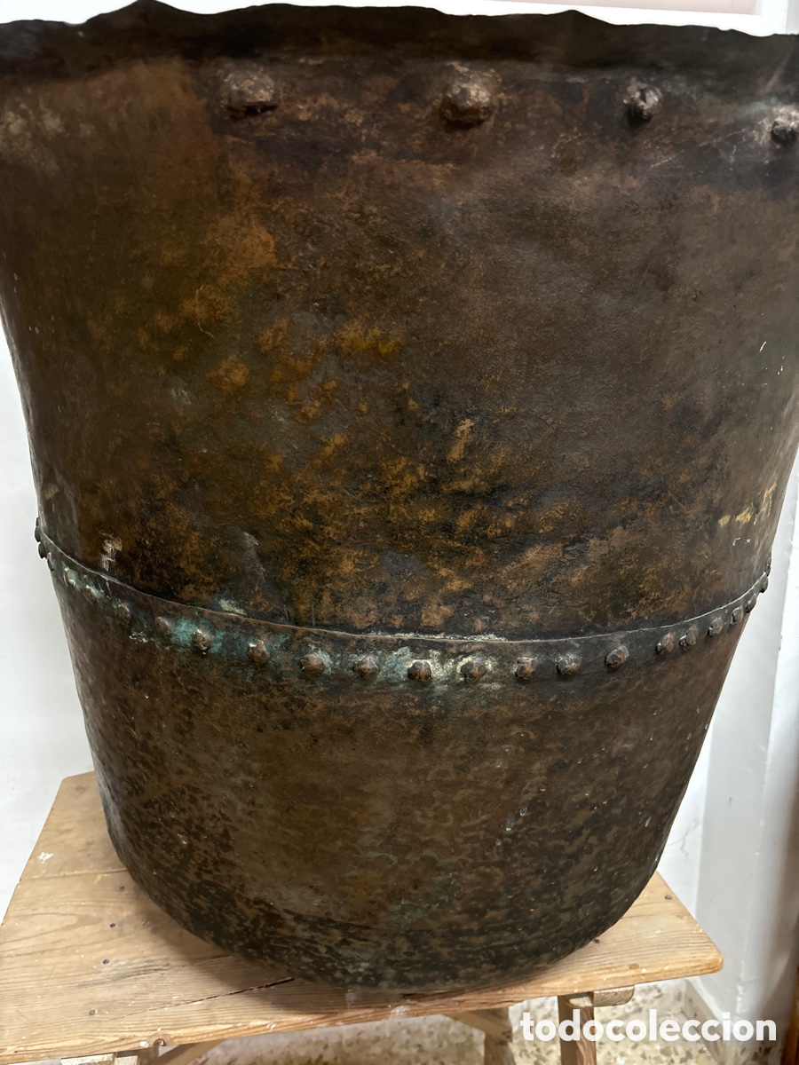 Antig&uuml;edades: Cuenco grande de bronce - Foto 2