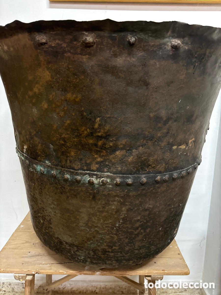 Antig&uuml;edades: Cuenco grande de bronce - Foto 5
