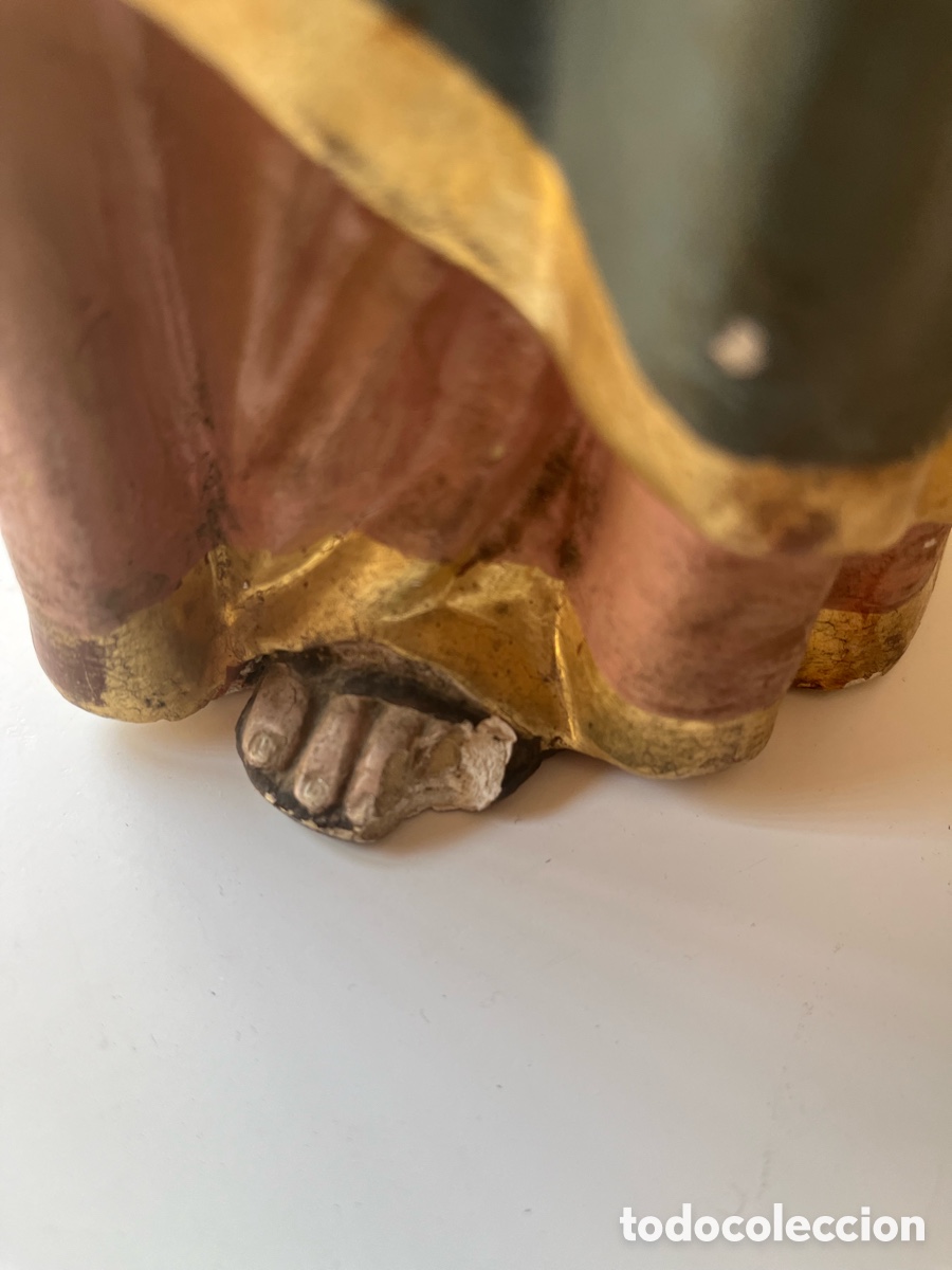 Antig&uuml;edades: Virgen de terracota - Foto 27