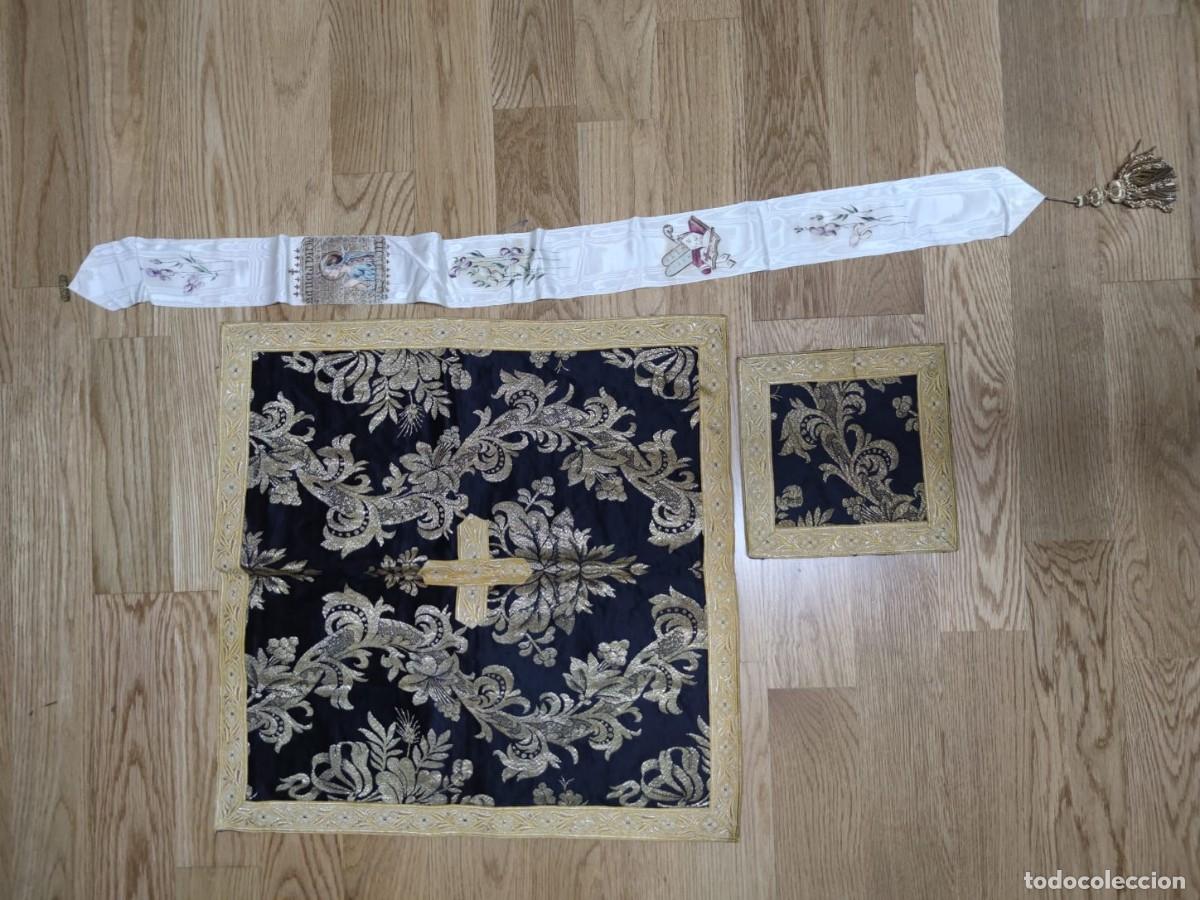 Antig&uuml;edades: ROPA DE ALTAR NEGRA S.XX - Foto 1