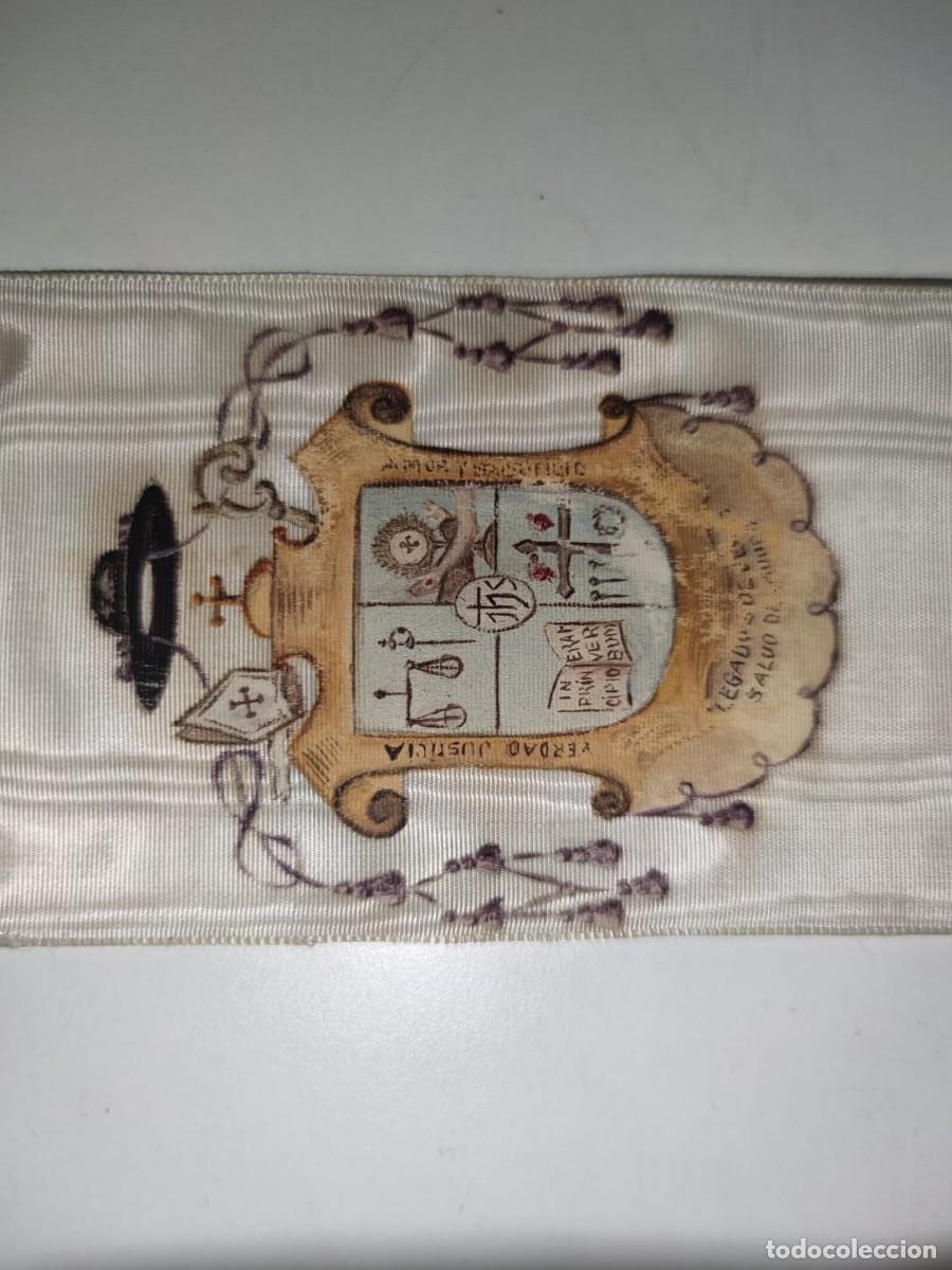 Antig&uuml;edades: ROPA DE ALTAR BLANCA - Foto 7