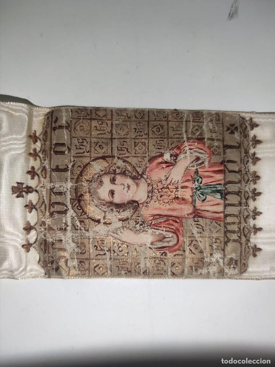 Antig&uuml;edades: ROPA DE ALTAR BLANCA - Foto 8