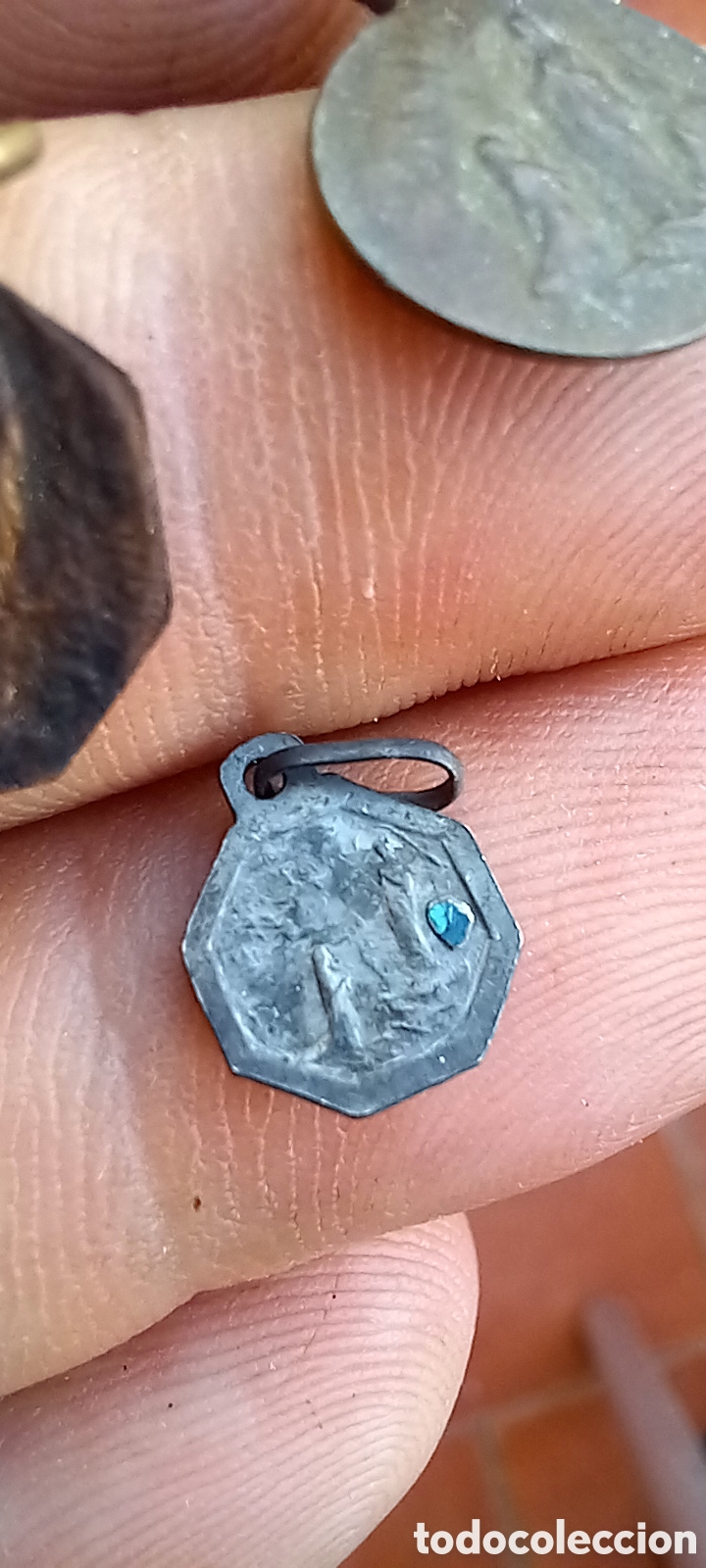Antig&uuml;edades: MEDALLAS RELIGIOSAS AZULES - Foto 8