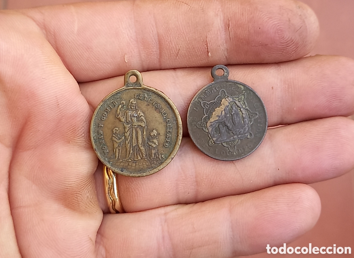 Antig&uuml;edades: ANTIGUAS MEDALLAS RELIGIOSAS - Foto 8