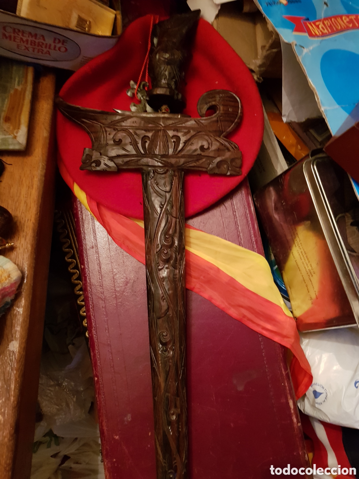 Antig&uuml;edades: ANTIGUA DAGA FILIPINA KRIS DE GRAN TAMA&Ntilde;O