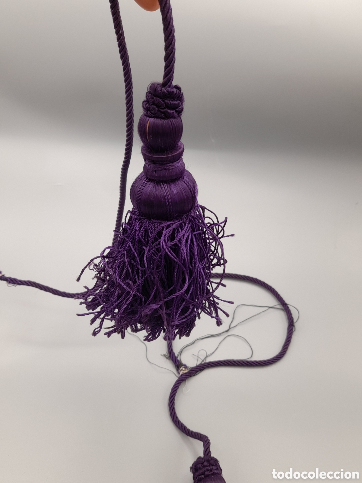 Antig&uuml;edades: Pareja de borlas 14 cm - Foto 4