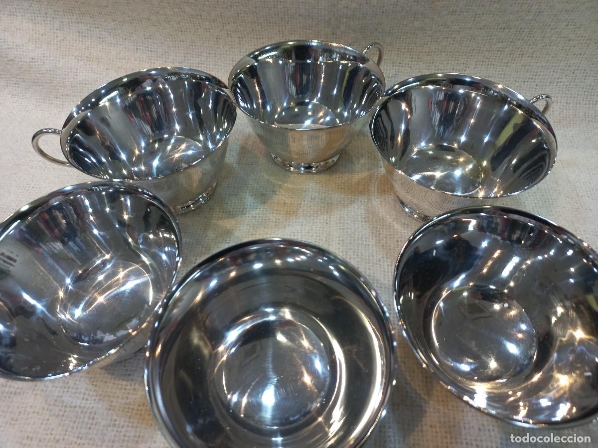 Antig&uuml;edades: SEIS TAZAS PLATEADAS (asa) - Foto 3