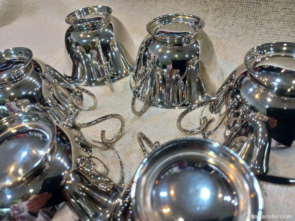 Antig&uuml;edades: SEIS TAZAS PLATEADAS (asa) - Foto 6