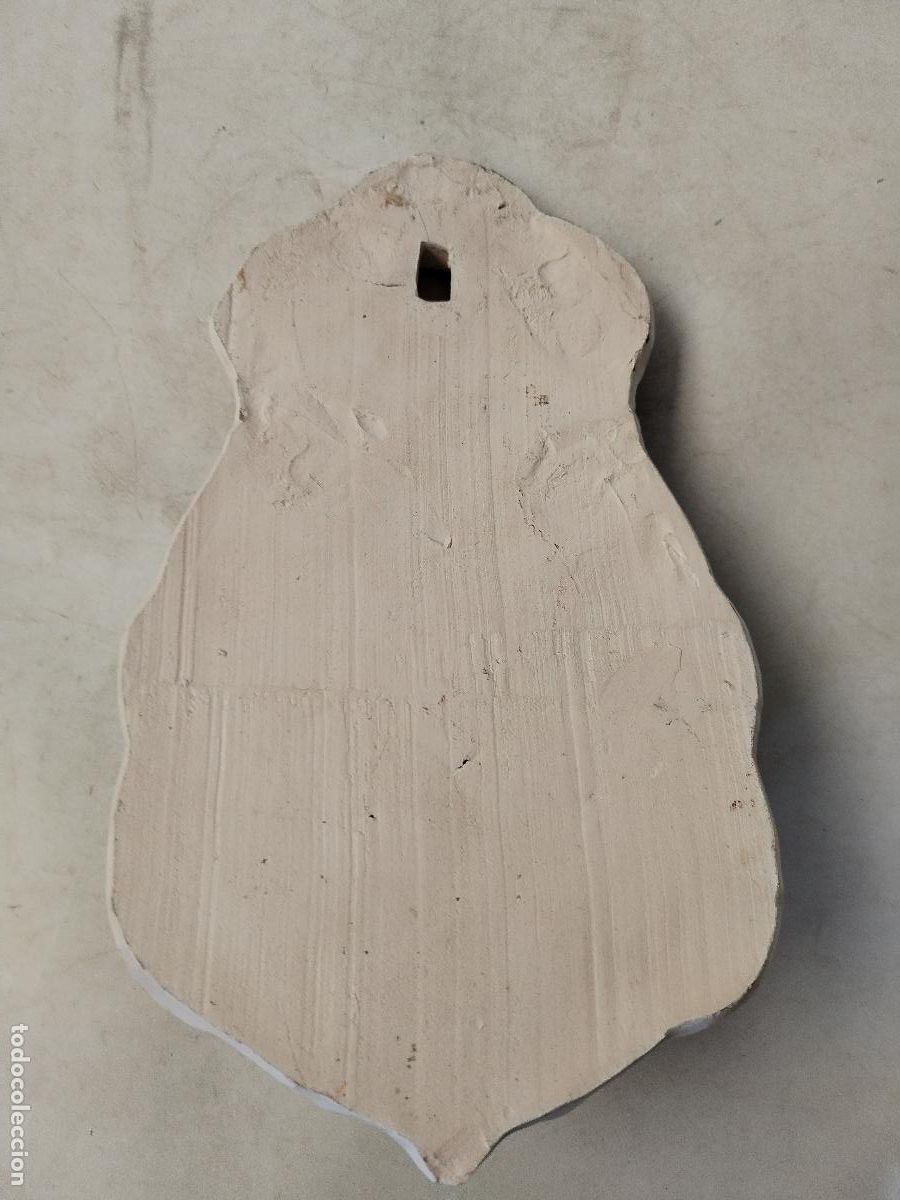 Antig&uuml;edades: benditera ntra. sra. del rocio en ceramica - Foto 4
