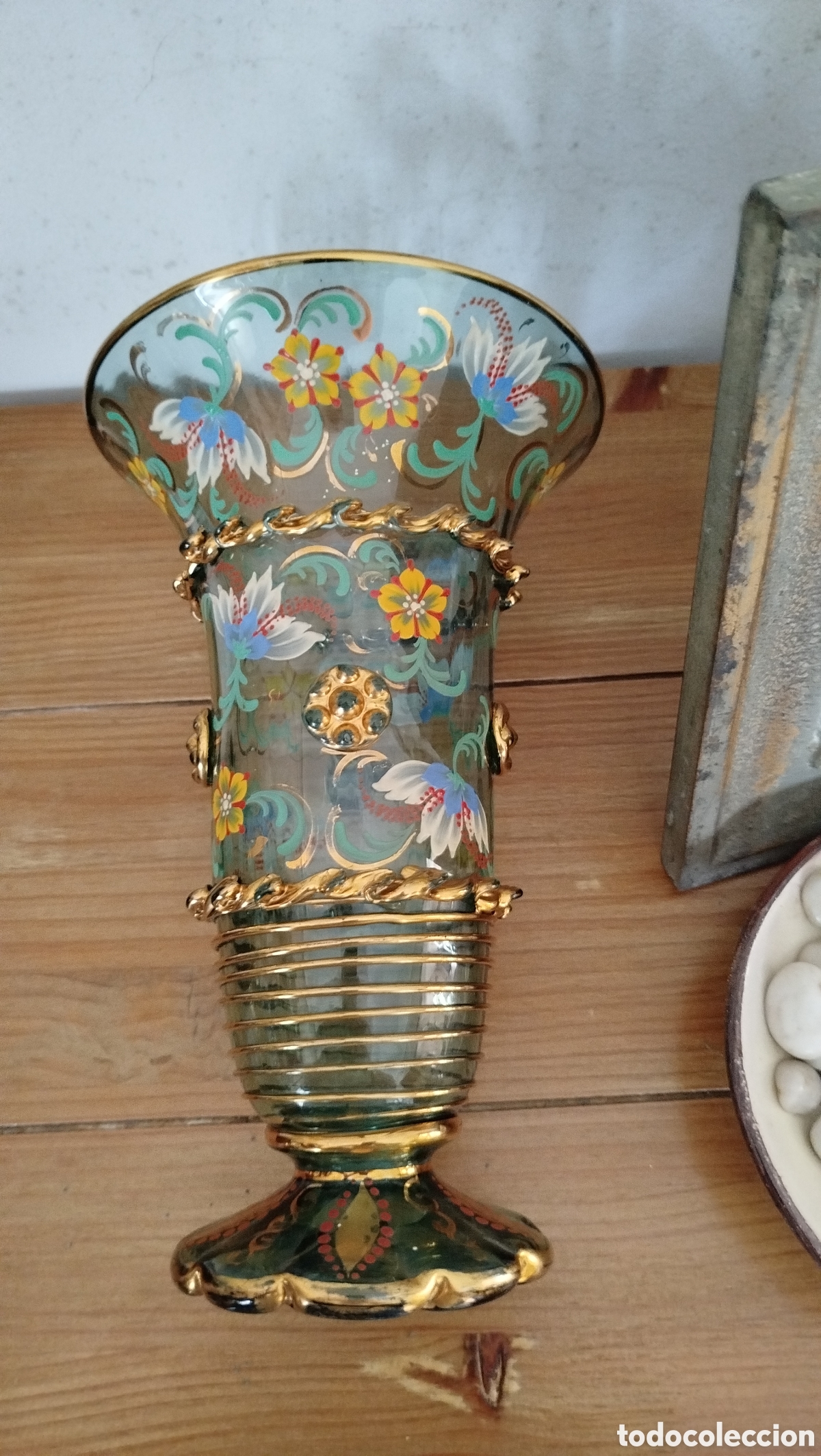 Antig&uuml;edades: Jarr&oacute;n de cristal catal&aacute;n tipo cirera - Foto 3