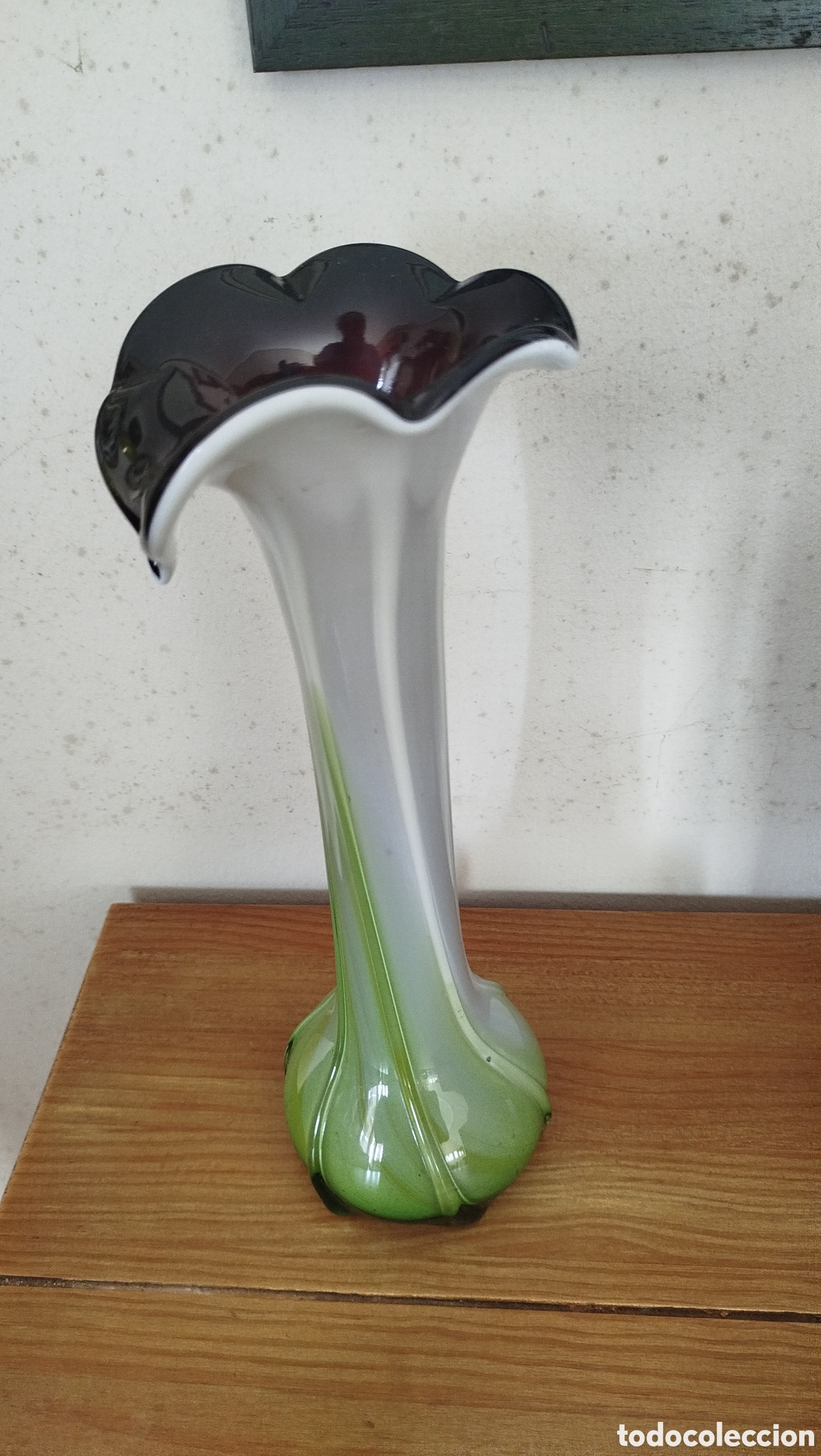 Antig&uuml;edades: Florero o violetero art deco - Foto 4