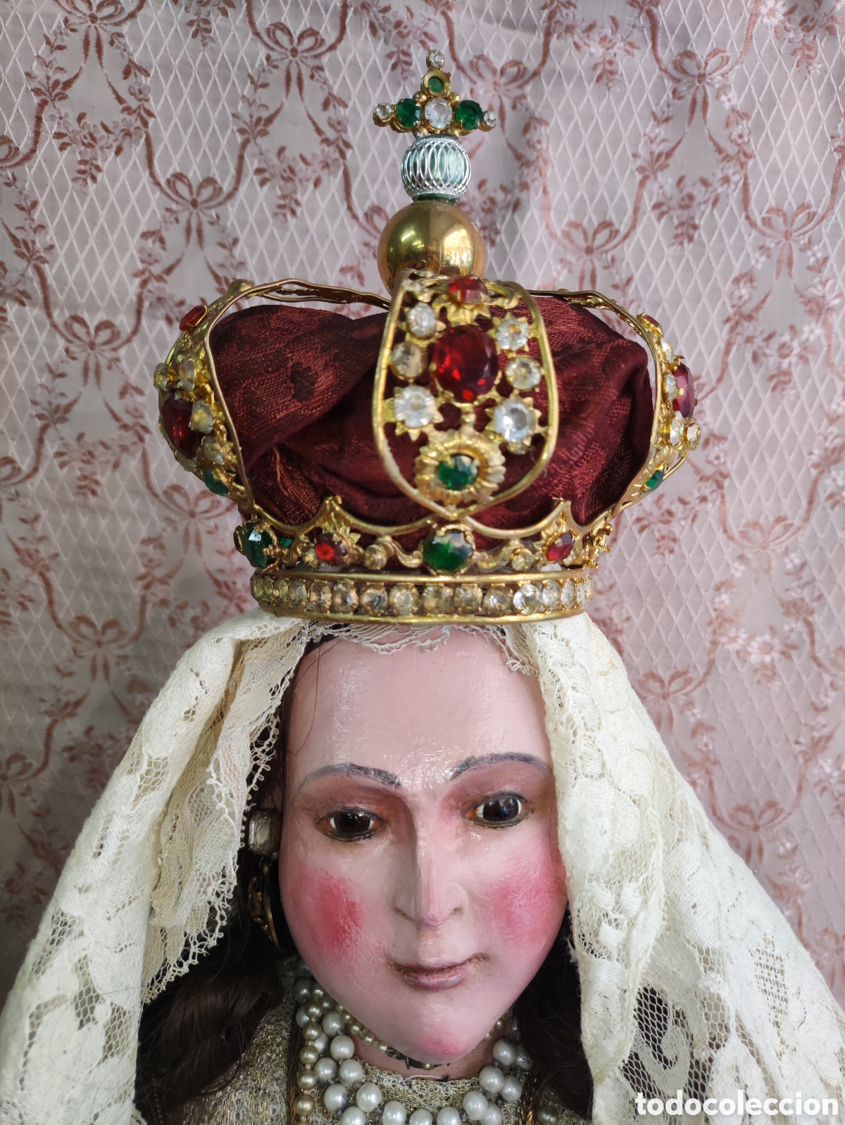 Antig&uuml;edades: VIRGEN VESTIDERA SIGLO XIX - Foto 3