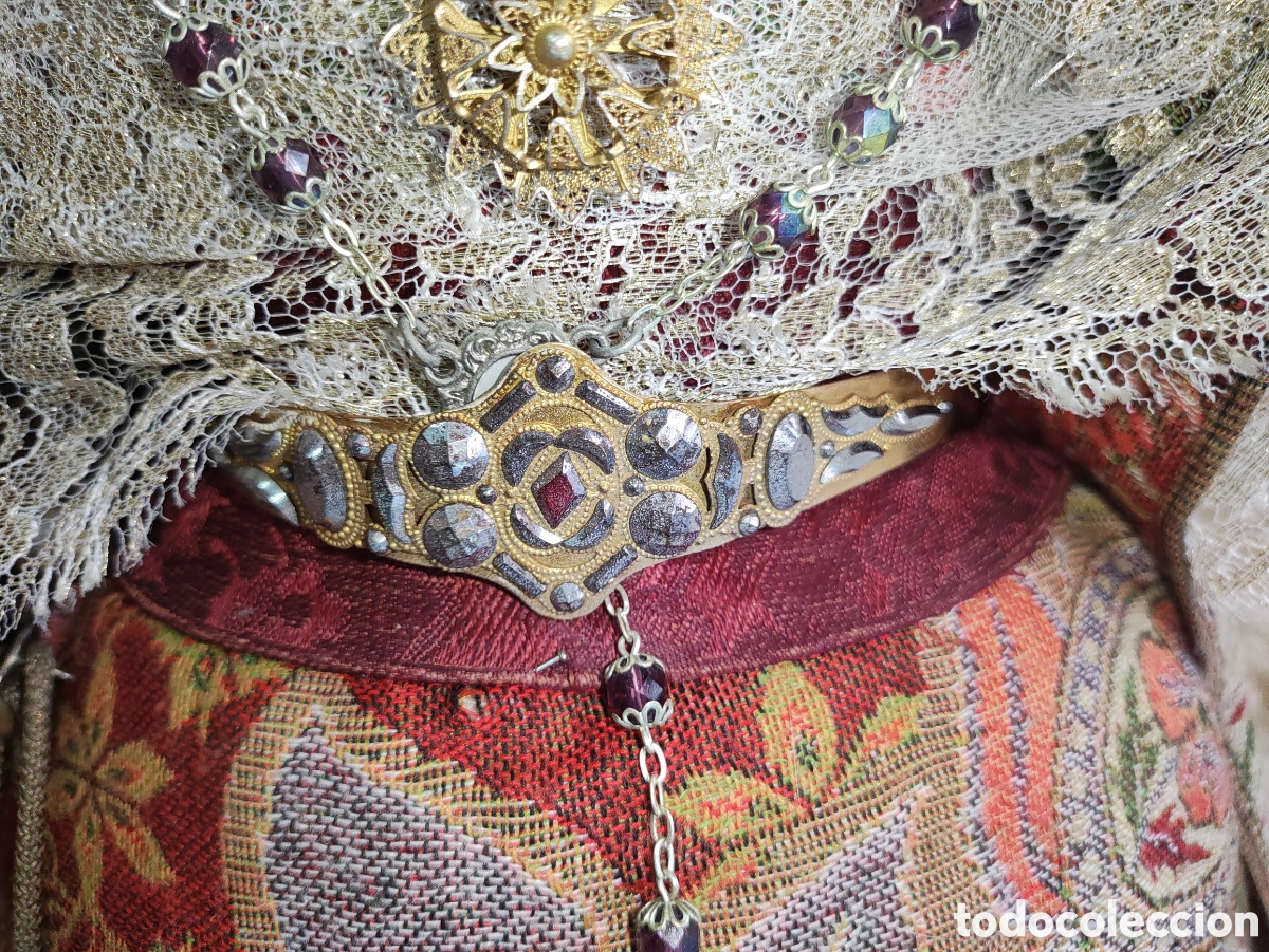 Antig&uuml;edades: VIRGEN VESTIDERA SIGLO XIX - Foto 8