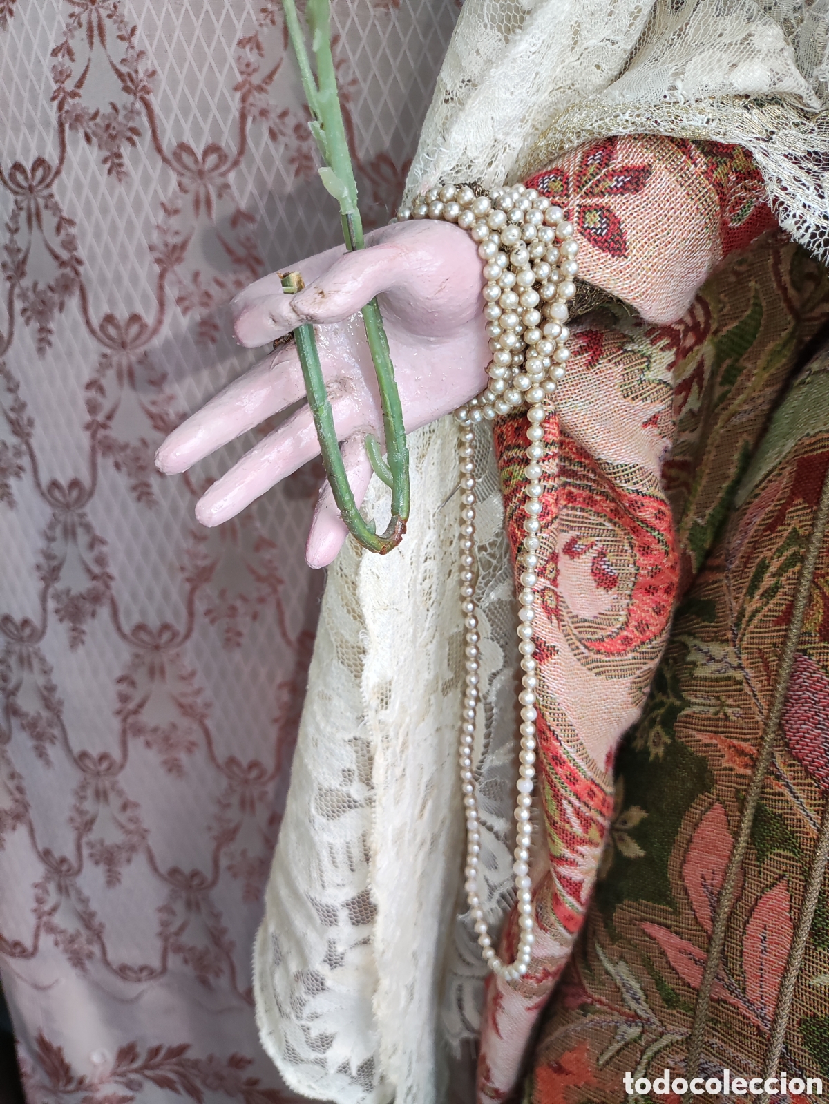 Antig&uuml;edades: VIRGEN VESTIDERA SIGLO XIX - Foto 9