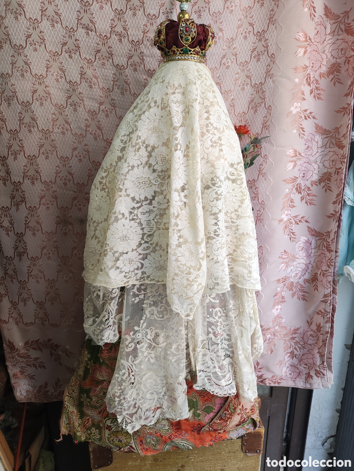 Antig&uuml;edades: VIRGEN VESTIDERA SIGLO XIX - Foto 2