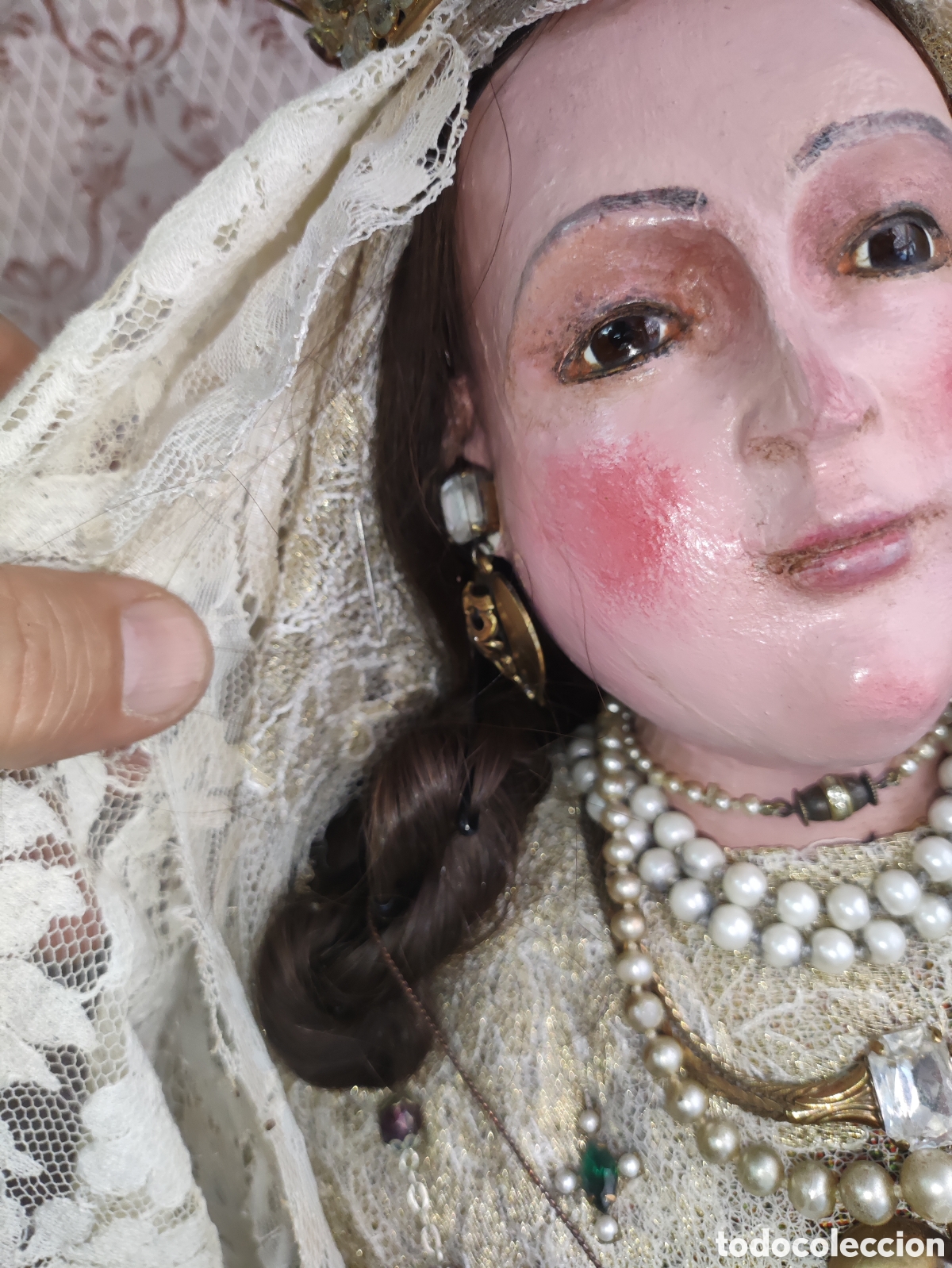 Antig&uuml;edades: VIRGEN VESTIDERA SIGLO XIX - Foto 26