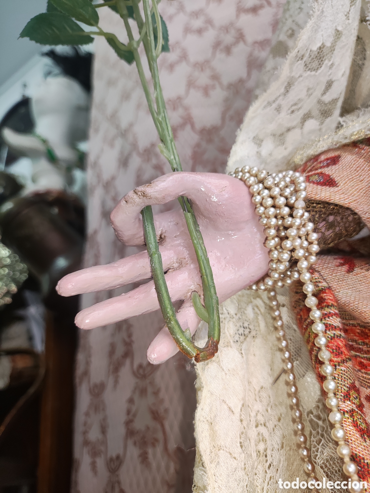 Antig&uuml;edades: VIRGEN VESTIDERA SIGLO XIX - Foto 28