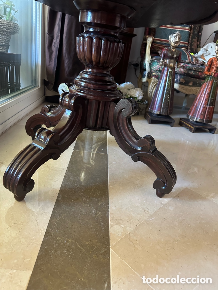 Antig&uuml;edades: Mesa antigua inglesa - Foto 4